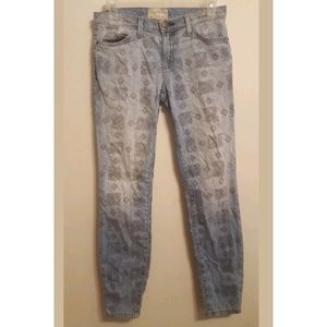 The Stiletto Vintage Paisley Skinny Ankle Crop 25